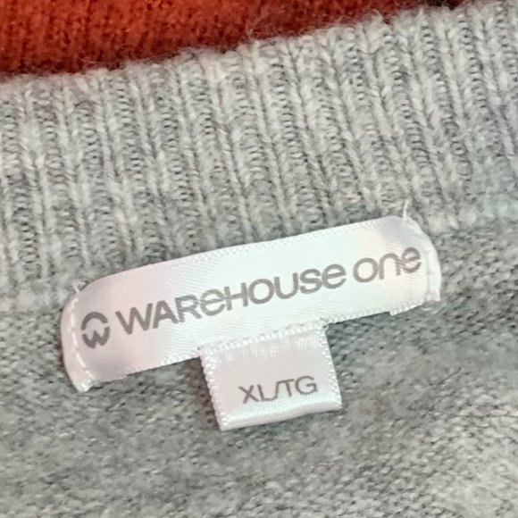 Warehouse One Crew Neck Colour Block Sweater - Picture 7 of 7